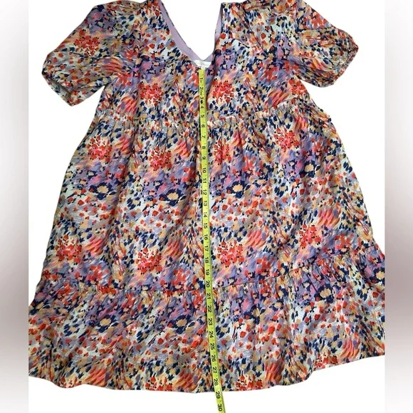 Ces Femme Puff Sleeve Boutique Mini Dress New with tags size medium - Picture 4 of 8